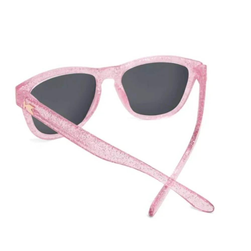 Knockaround Kids Premiums Pink Sparkle Polarized Sunglasses, New